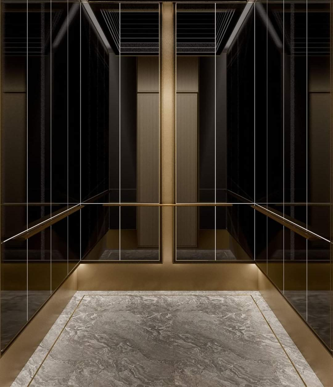 Modern Elevator Interior